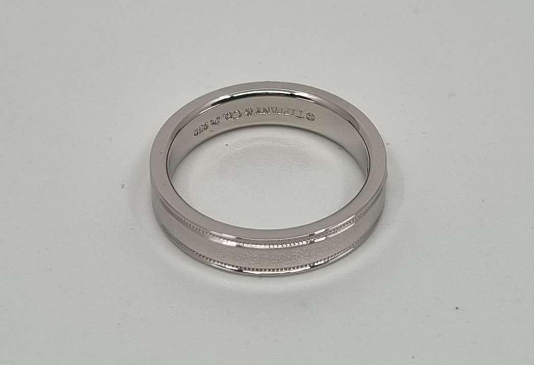 TIFFANY&CO 티파니앤코 밀그레인 플래티늄 9호 이미지