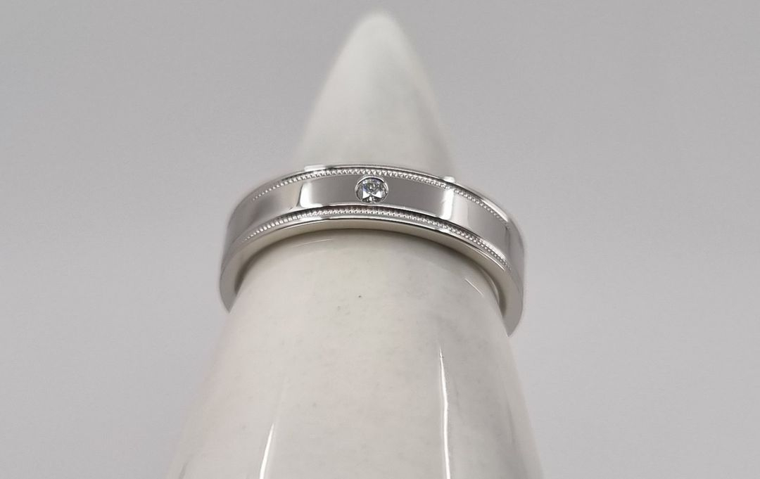 TIFFANY&CO 티파니앤코 밀그레인 플래티늄 9호 이미지
