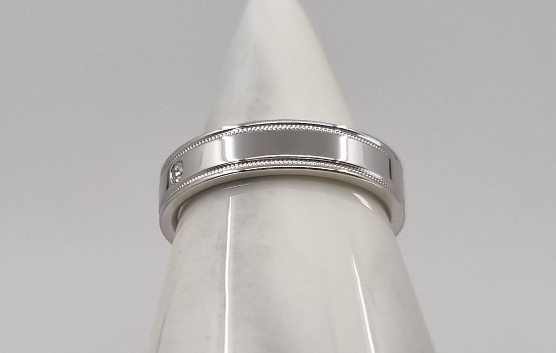 TIFFANY&CO 티파니앤코 밀그레인 플래티늄 9호 이미지