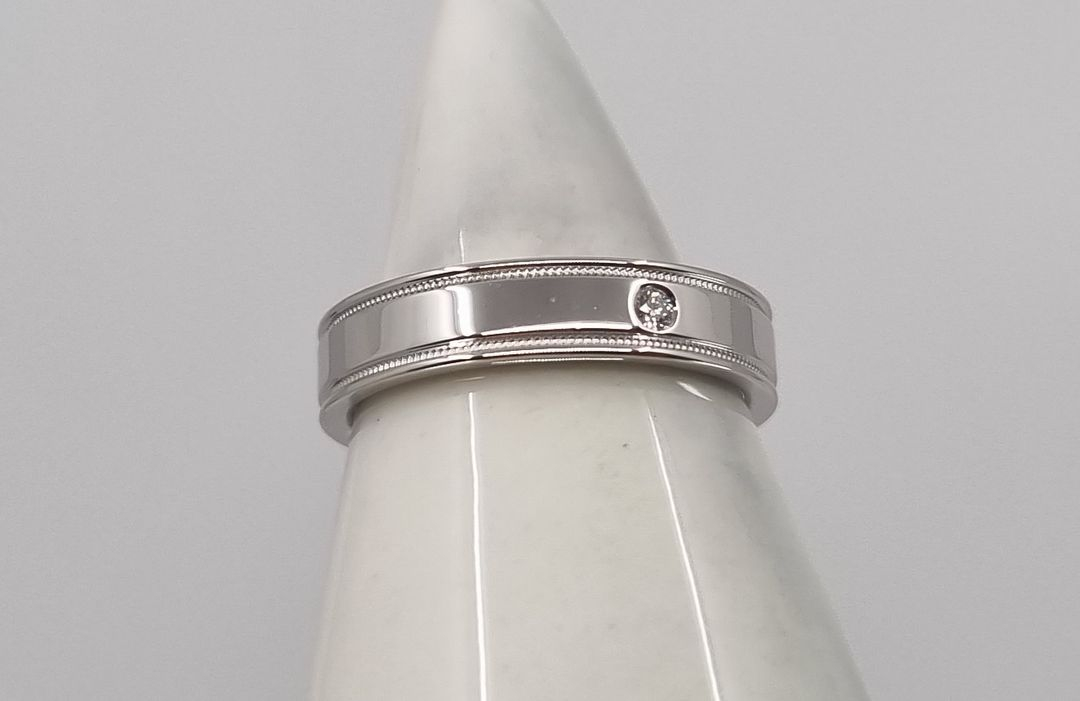 TIFFANY&CO 티파니앤코 밀그레인 플래티늄 9호 이미지