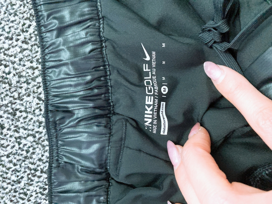 (29~30인치)나이키골프남자유광허리밴딩경량패딩바지 이미지