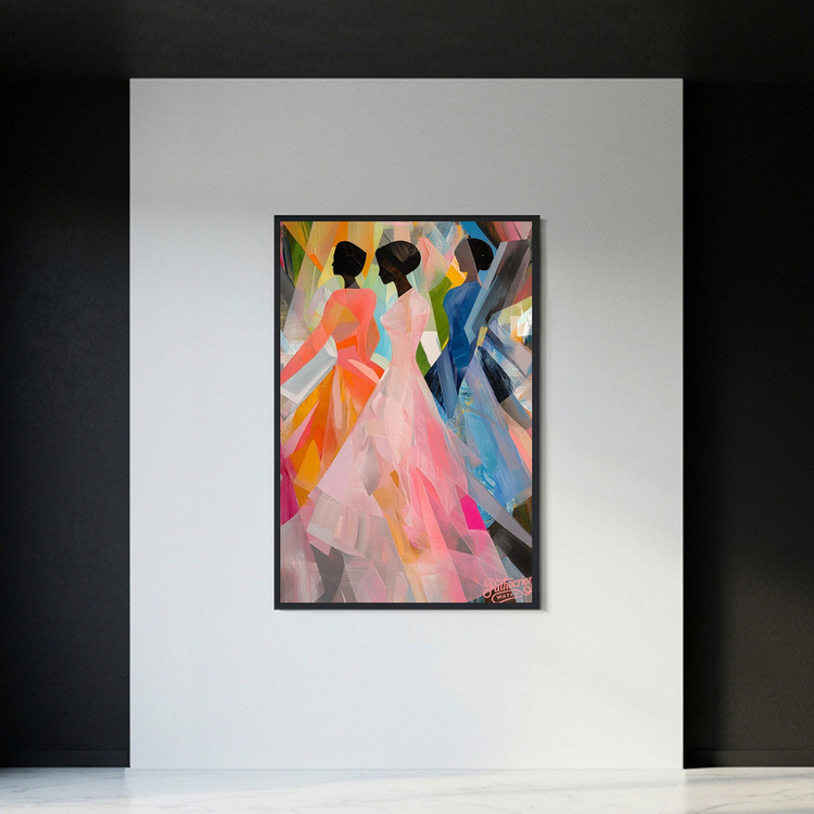 그림 액자 팝아트 인테리어소품 색채의 춤 인물그림 인물액자 모던하고 화사한 거실용 대형 캔버스 벽걸이 장식 포인트 이미지