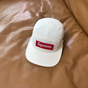 슈프림 주욕 캠프캡 모자 박스로고 화이트 이미지