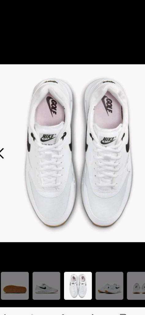 매장정품)새제품) 235나이키에어맥스 골프화 이미지