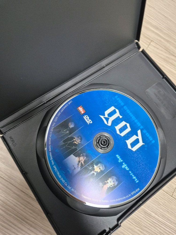 God 라이브 콘서트 2001 다섯남자 이야기 dvd 택포 10.0 이미지