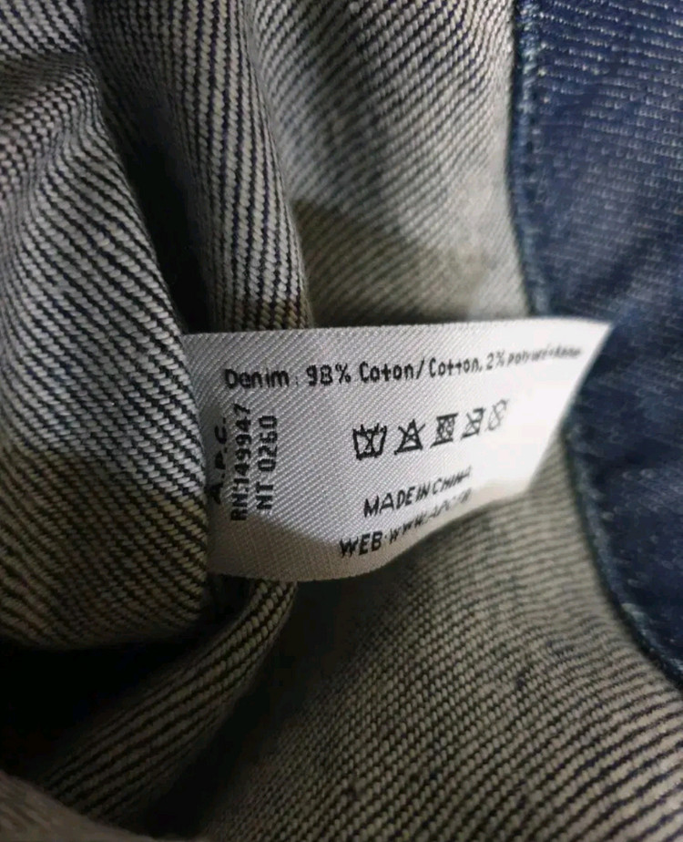 A.P.C 아페쎄 데님 에코백 인디고 이미지