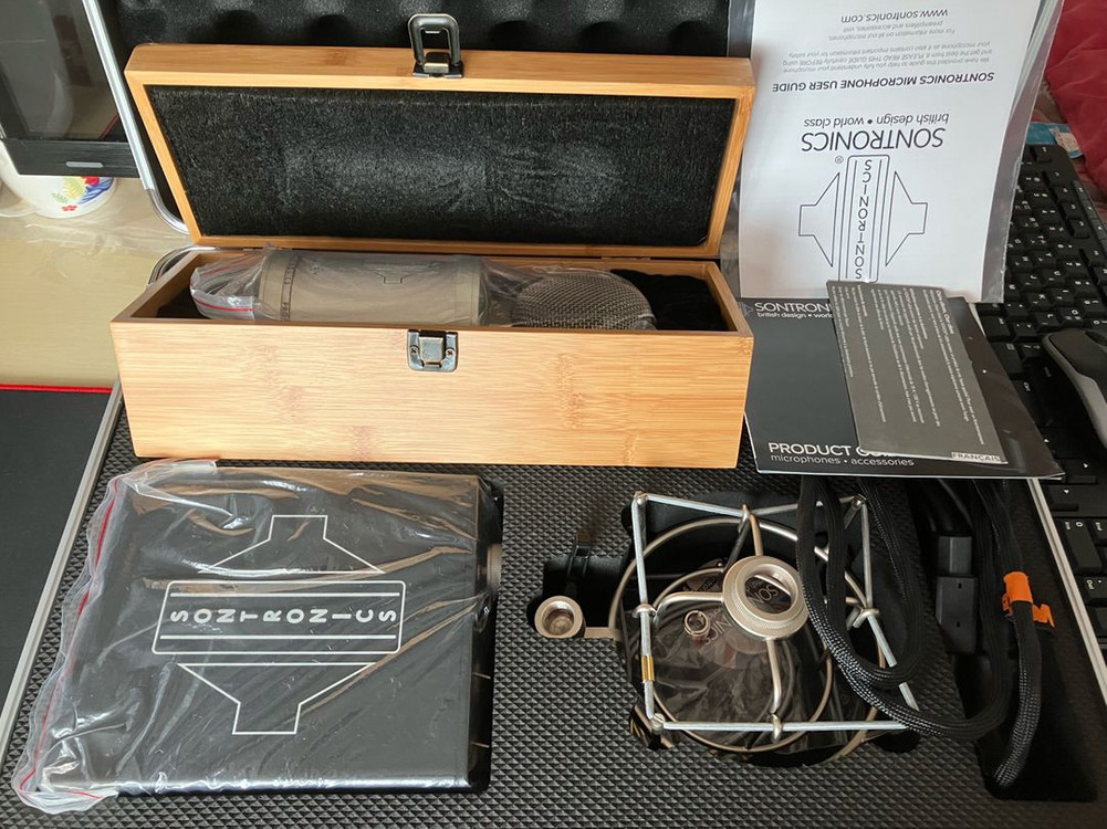 sontronics mercury vintage edition 진공관 마이크 풀셋 이미지