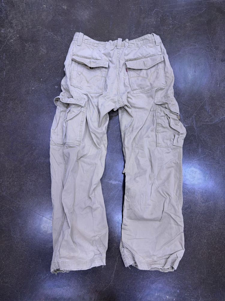 리바이스 00s 루즈 스트레이트핏 카고팬츠 베이지 33 이미지