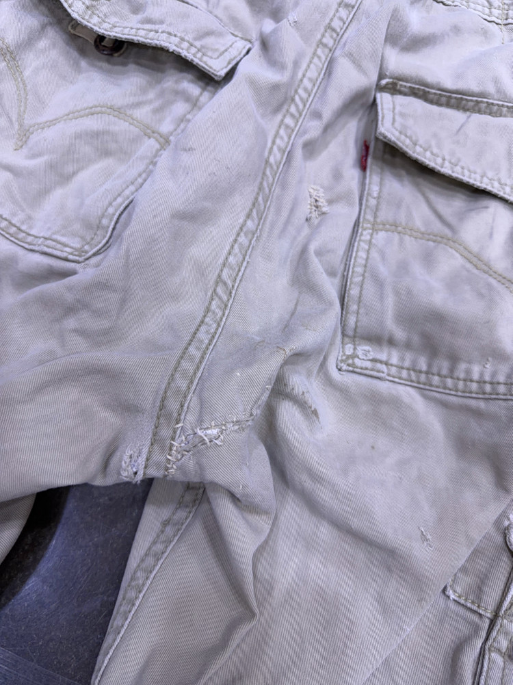 리바이스 00s 루즈 스트레이트핏 카고팬츠 베이지 33 이미지