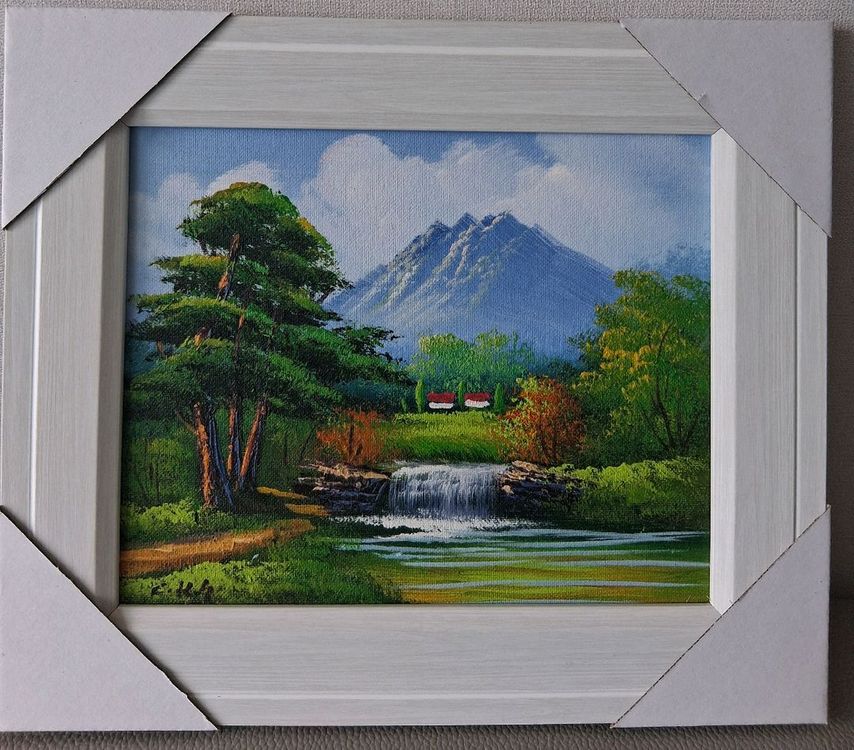 국내유명화가 유화그림 액자4호 35*30cm 새상품 이미지