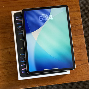 아이패드 프로 11인치 4세대 M2 128GB 89% A급 wifi 실버 풀박스 판매 이미지