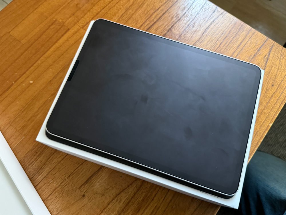 아이패드 프로 11인치 4세대 M2 128GB 89% A급 wifi 실버 풀박스 판매 이미지