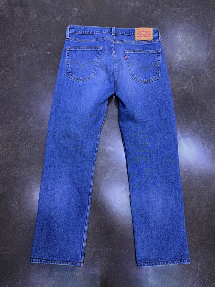 리바이스 513 슬림 스트레이트핏 중청 워싱 데님팬츠 30 이미지