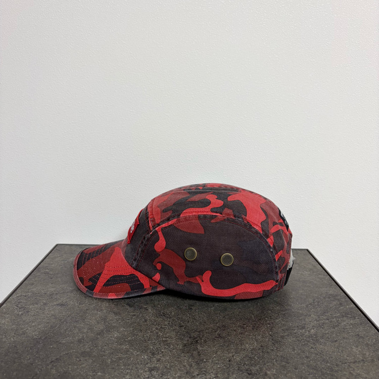 (OS) 슈프림 박스로고 캠프캡 모자 23SS 밀리터리 카모 레드 이미지