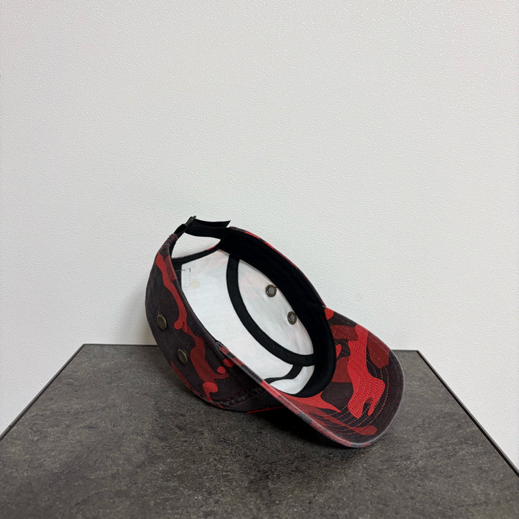 (OS) 슈프림 박스로고 캠프캡 모자 23SS 밀리터리 카모 레드 이미지