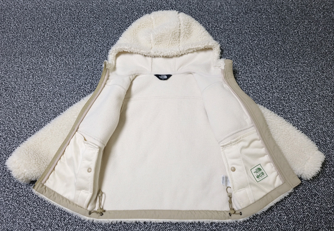[무료배송][110]노스페이스 키즈 양털 후리스 덤블집업 이미지
