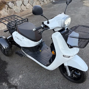 E-SKO Tri 화이트 전동 스쿠터 삼륜차 이미지