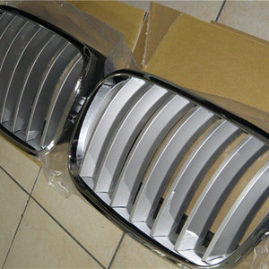 BMW X5 X6 E70 E71 티탄 크롬 그릴 2007-10 L/R 이미지