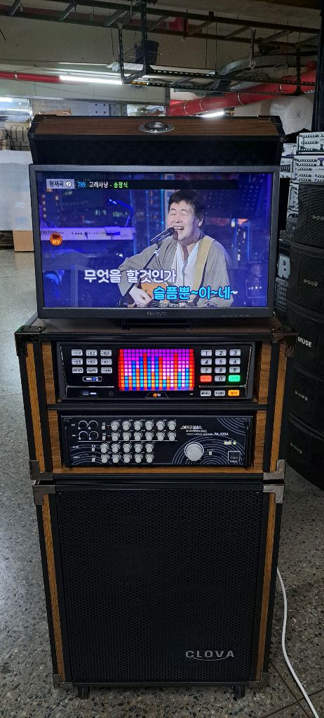 태진 노래방반주기 이동식세트 판매합니다 이미지