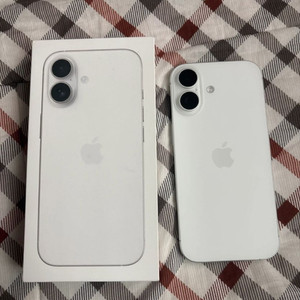 애플 아이폰17화이트 256GB 풀박스 이미지