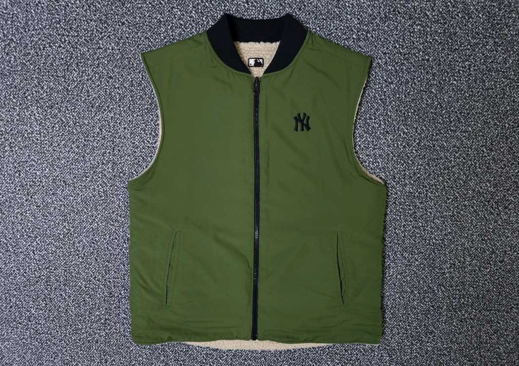 [무료배송][155]MLB 키즈 리버시블 양털 조끼 이미지