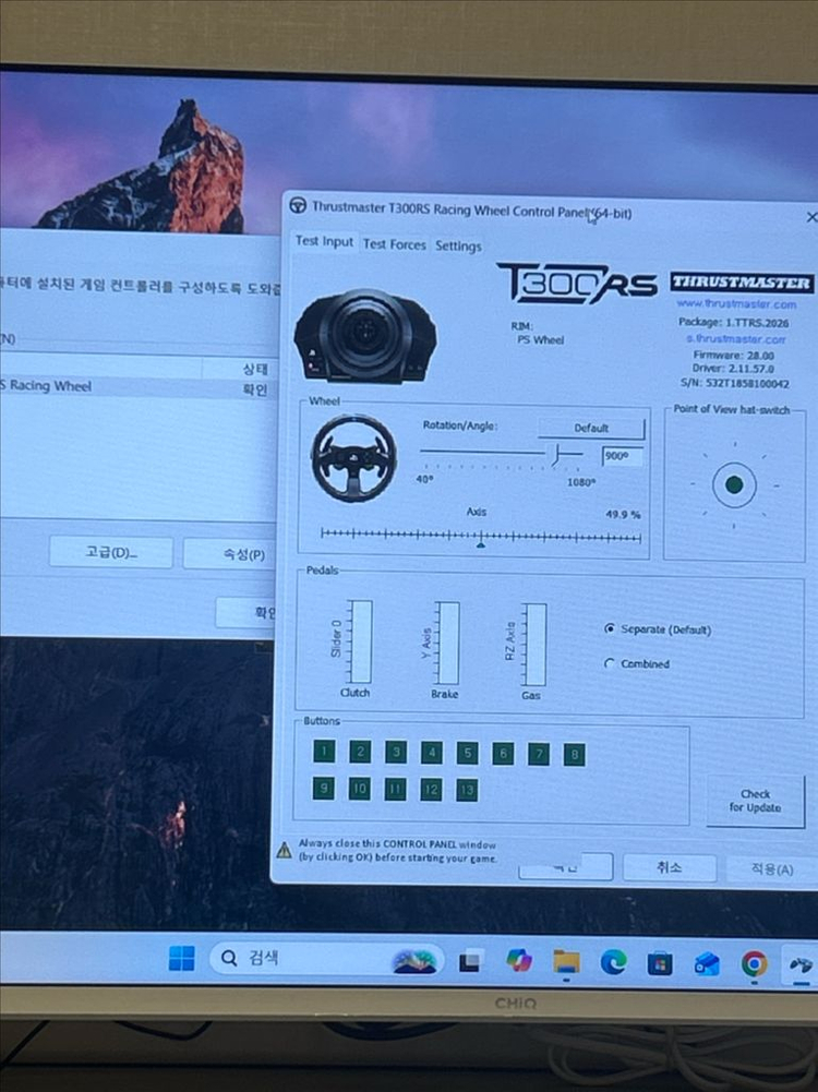 트러스트마스터 T300RS GT + 플레이시트 챌린지 레이싱 풀세트 이미지