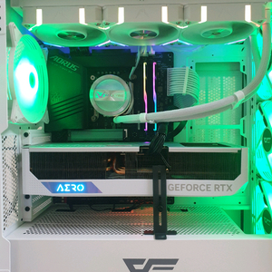 13900K 수냉 64G 2T RTX4080 SUPER 화이트 신품동일 하이엔드급 본체 이미지