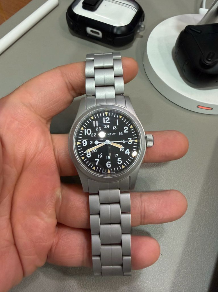 해밀턴 카키필드 메카니컬 38mm 이미지