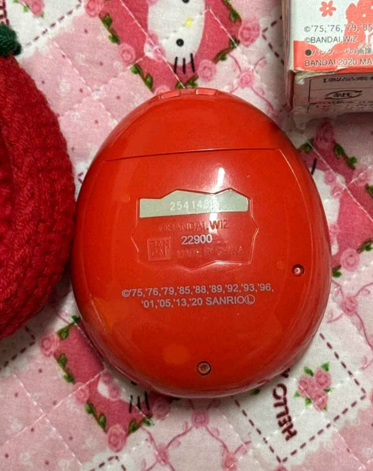 다마고치 미츠 산리오 레드 + 도코모 통신폰 이미지