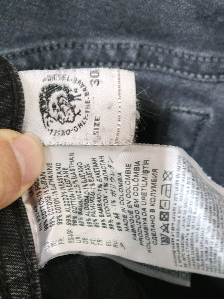 (31) 디젤 토머 청바지 블랙진 스판 THOMMER 데님팬츠 이미지