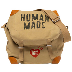 휴먼 메이드 (Human Made) 캔버스 숄더백 브라운 이미지