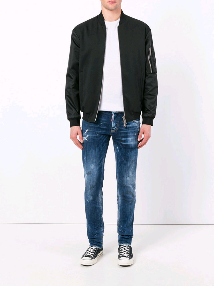 디스퀘어드 빈티지 오일워싱 레드탭 슬림진 44 42 디퀘2 남성청바지 발망 필립플레인 디젤 디올 아르마니 돌체 이미지