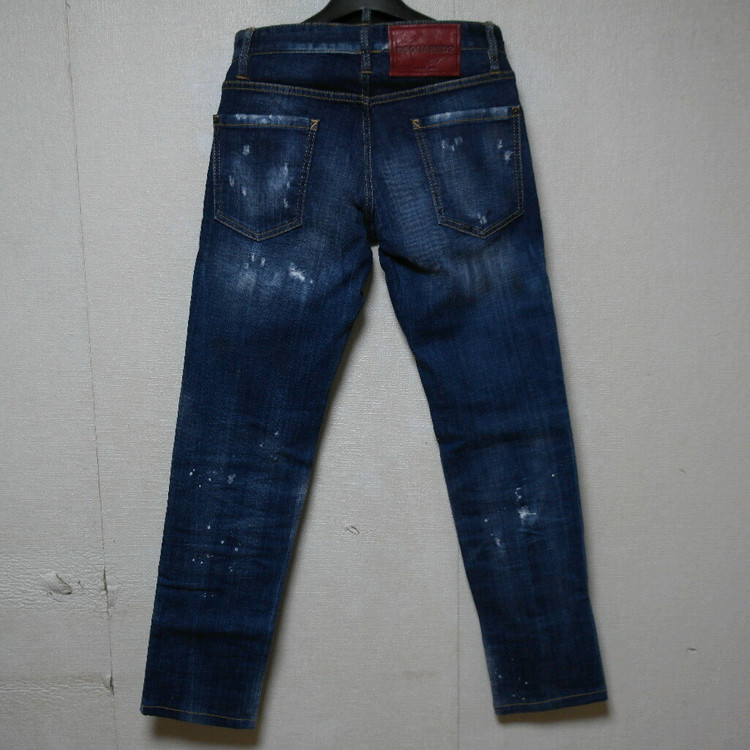 디스퀘어드 빈티지 오일워싱 레드탭 슬림진 44 42 디퀘2 남성청바지 발망 필립플레인 디젤 디올 아르마니 돌체 이미지