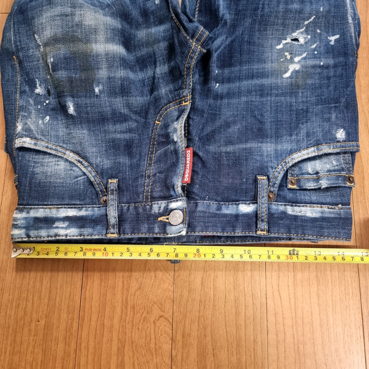 디스퀘어드 빈티지 오일워싱 레드탭 슬림진 44 42 디퀘2 남성청바지 발망 필립플레인 디젤 디올 아르마니 돌체 이미지