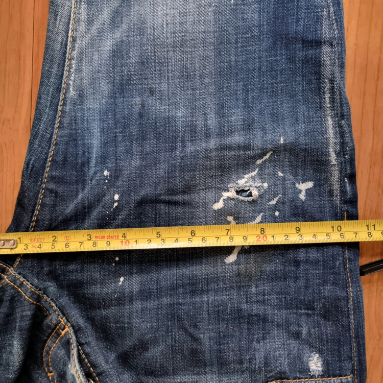 디스퀘어드 빈티지 오일워싱 레드탭 슬림진 44 42 디퀘2 남성청바지 발망 필립플레인 디젤 디올 아르마니 돌체 이미지