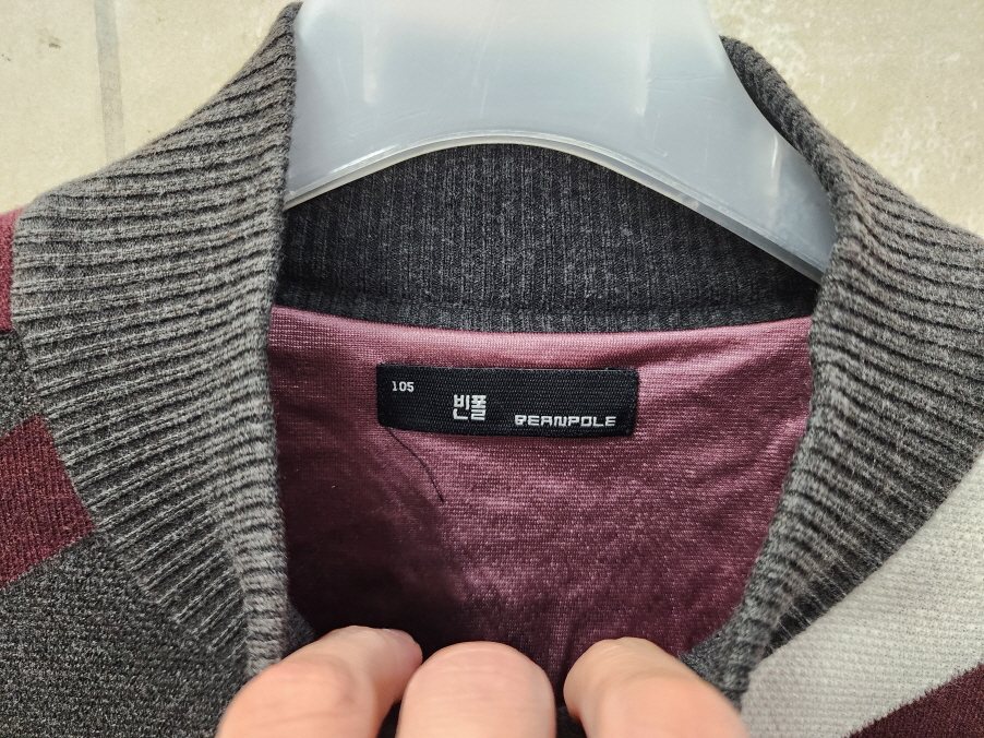 (105)빈폴 골프 정품 남성 방풍 니트/105size/상태우수 이미지