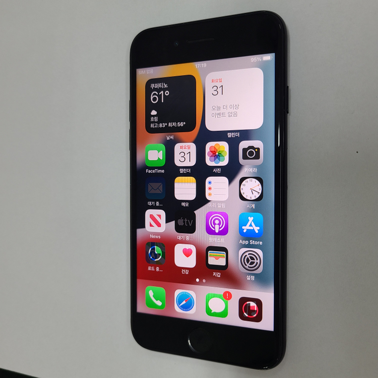 아이폰7 제트블랙 128G 무잔상 인스타폰 배터리90% 095835 이미지