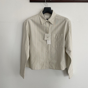 새상품 유니클로 x jw anderson 스트라이프 크롭 셔츠 이미지