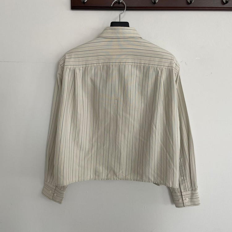 새상품 유니클로 x jw anderson 스트라이프 크롭 셔츠 이미지