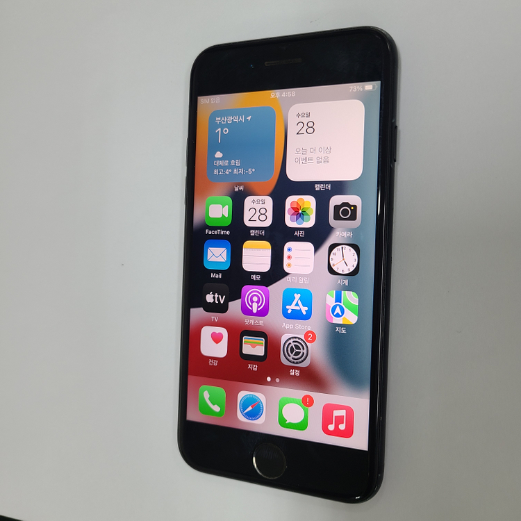 아이폰 7 매트블랙 128G 무잔상 빈티지폰 배터리95% 210750 이미지