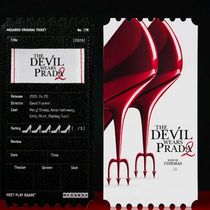 악마는프라다를입는다2 오리지널티켓 오티 메가박스 굿즈 특전 이미지