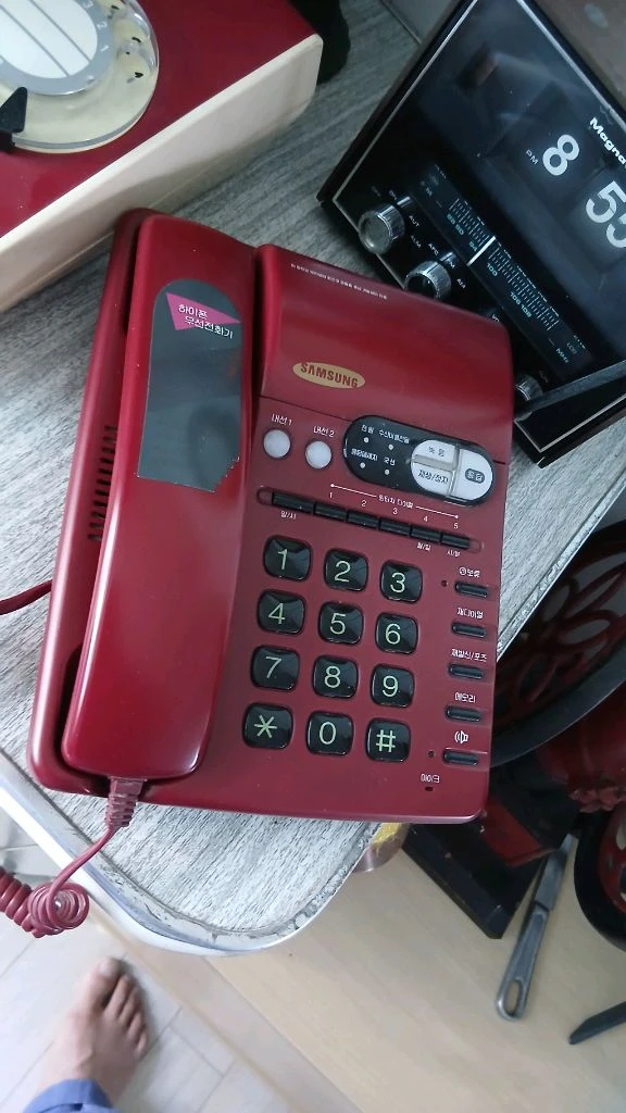 1993년형 삼성 빈티지 녹음전화기 이미지