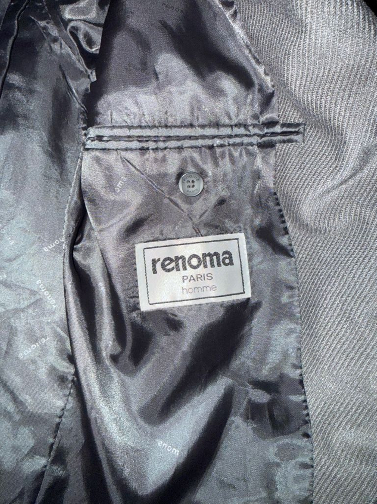 [정품] 레노마 옴므(renoma) 남성 테일러드 자켓 (차콜/다크그레이 이미지