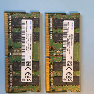 삼성 ddr4(3200AA/16g)노트북 램*2 이미지