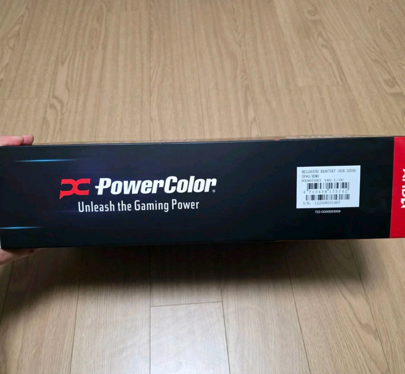 PowerColor 라데온 RX 9070 XT 16GB 헬하운드 그래픽카드 이미지