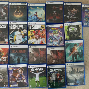 플스5 PS5 배틀필드 모던워페어2 파판 파이널판타지 호그와트 드래곤볼 디아블로 FC26 스트리트파이터 더쇼 이미지