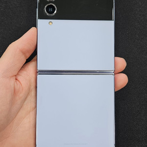 갤럭시Z플립4 256GB 블루 이미지