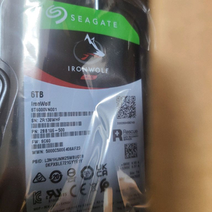 씨게이트 아이언울프 6TB 5400 256M ,HDD 이미지