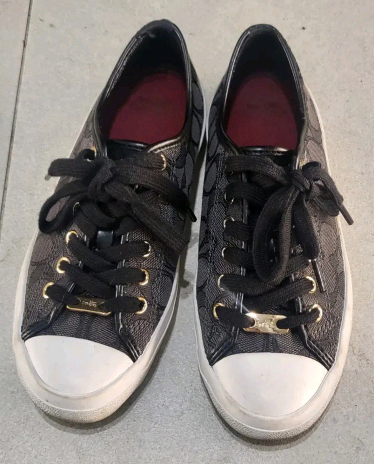 정품 코치 로고 패턴 스니커즈230사이즈 이미지