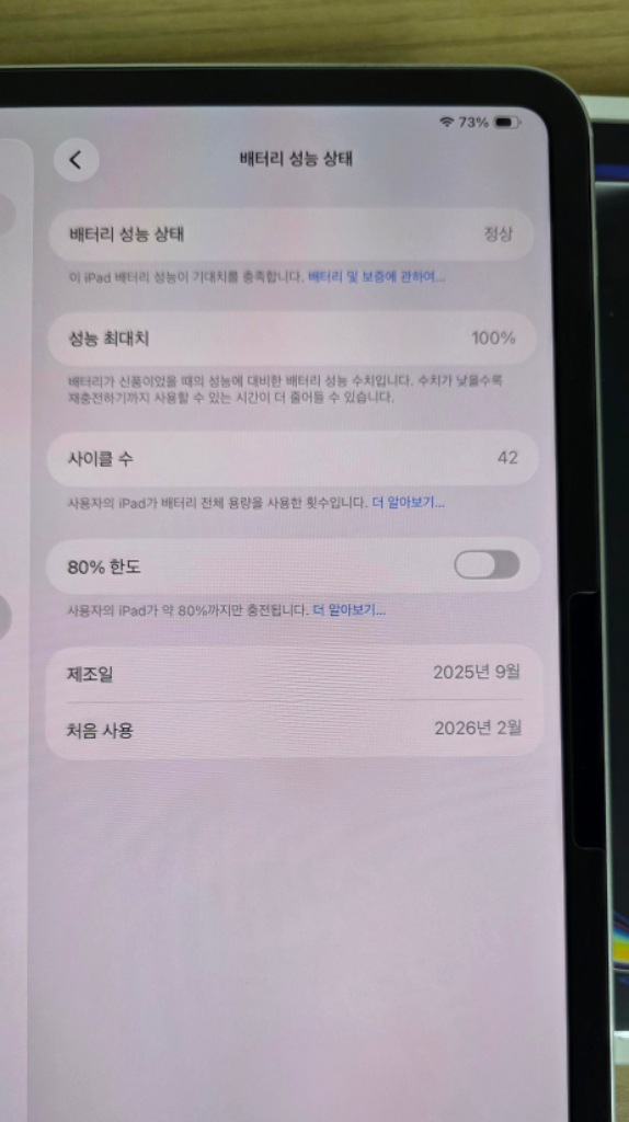 아이패드 프로11인치 M5 256기가 실버 와이파이 이미지